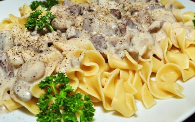 Porky Down’s Beef Stroganoff!