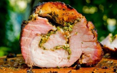 Porky Down’s lemon and sage stuffed pork loin