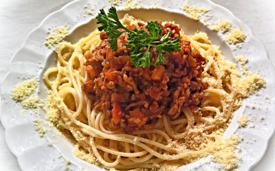 Porky Down’s bacon bolognese