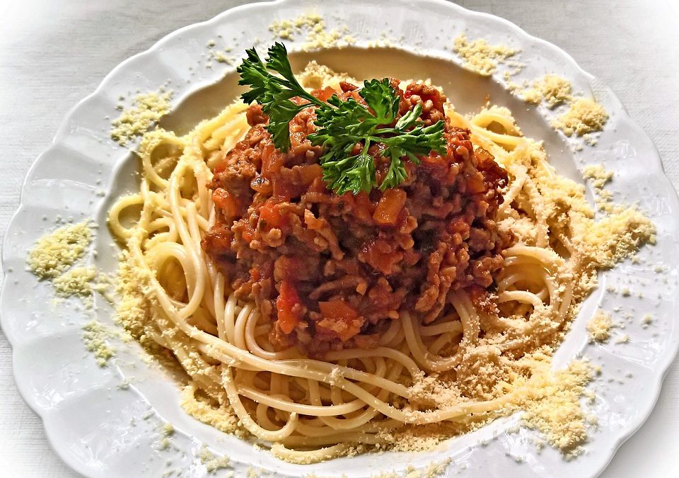 Porky Down’s bacon bolognese